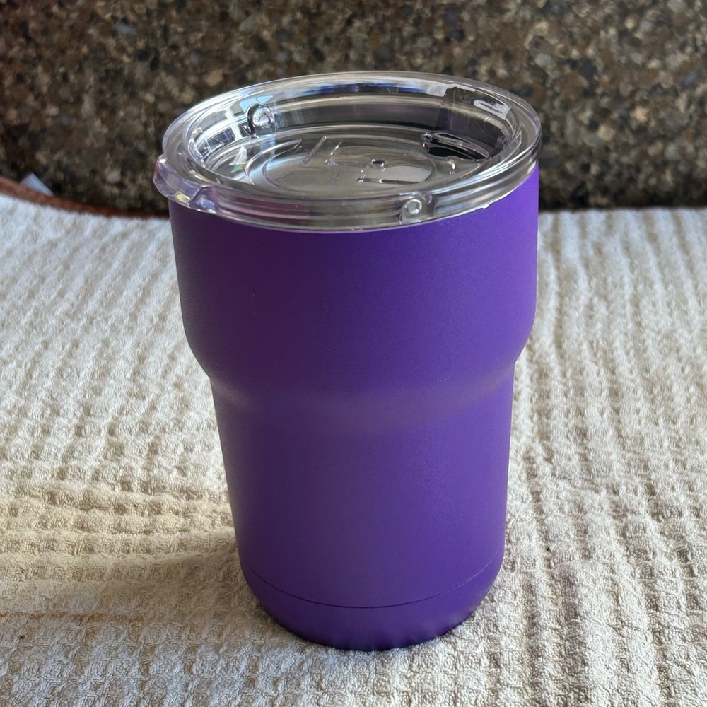 Purple Insulated Tumbler with Lid